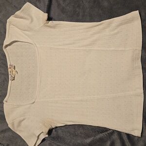 Pink Republic Ivory Short Sleeve Top Size XS